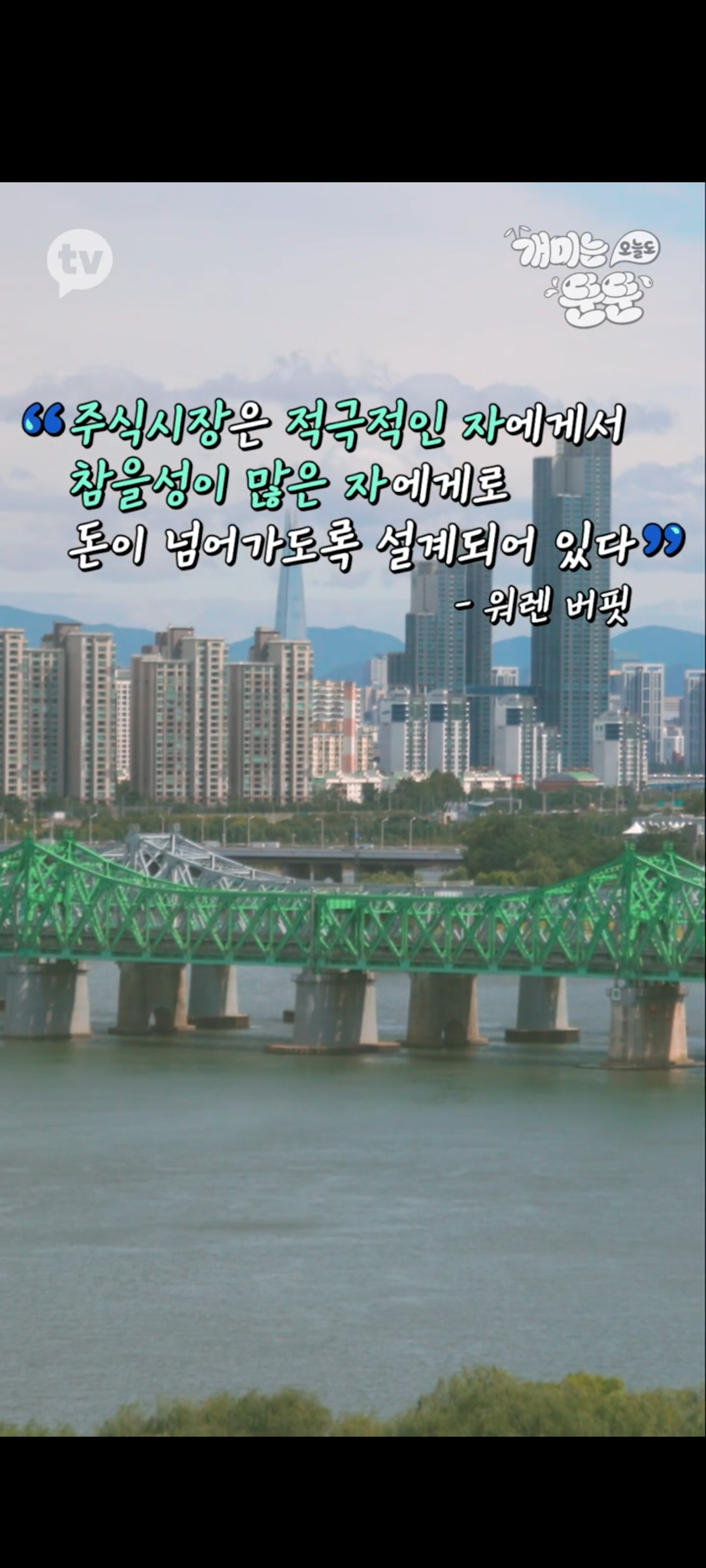 주식예능 추천! 카카오TV ' 개미는 오늘도 뚠뚠 ' 리뷰 / 카카오TV 보는 법