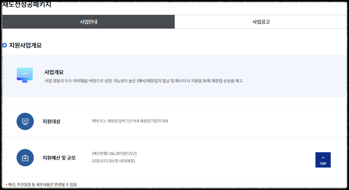 K스타트업 재도전성공패키지