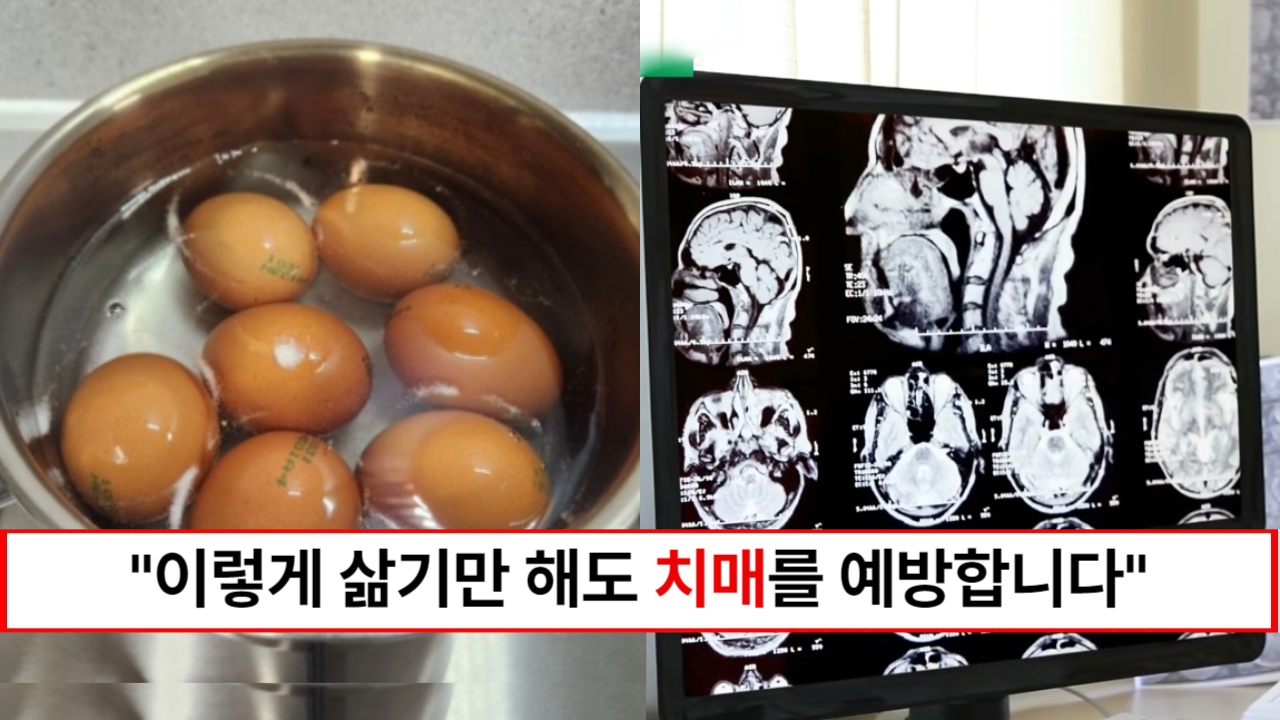 “물이 끓을 때 딱 이렇게 하세요” 치매를 효과적으로 예방해주는 달걀 만드는 방법