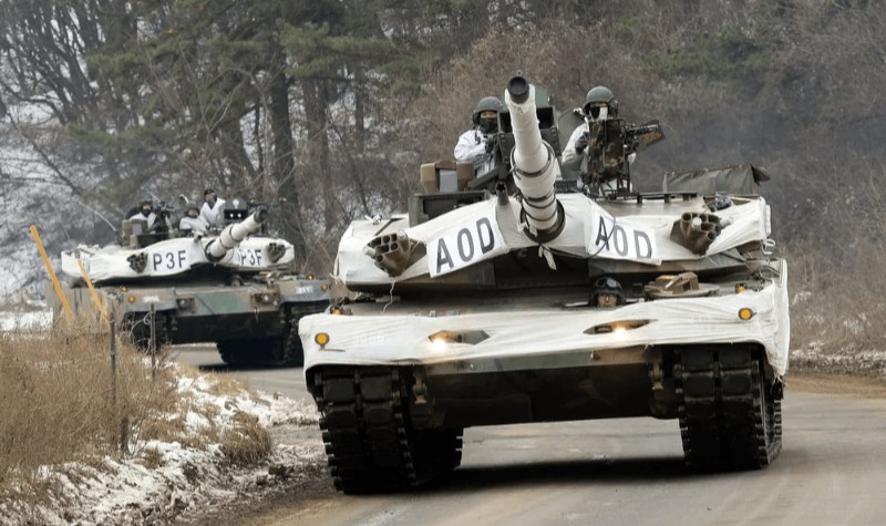 K-1A1 훈련 사진