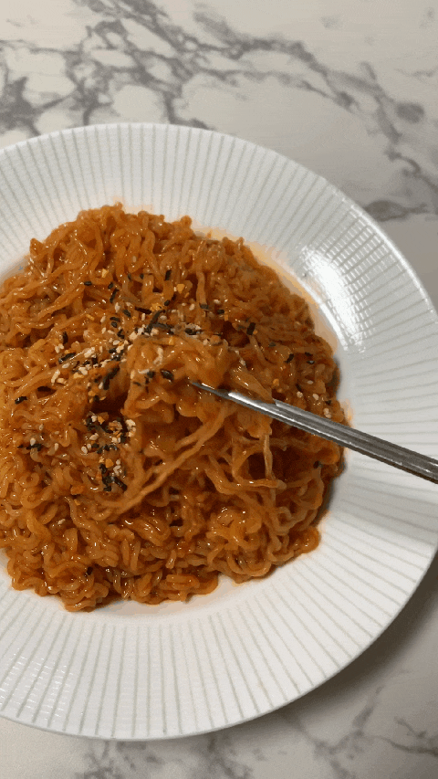  진비빔면,진라면비빔면