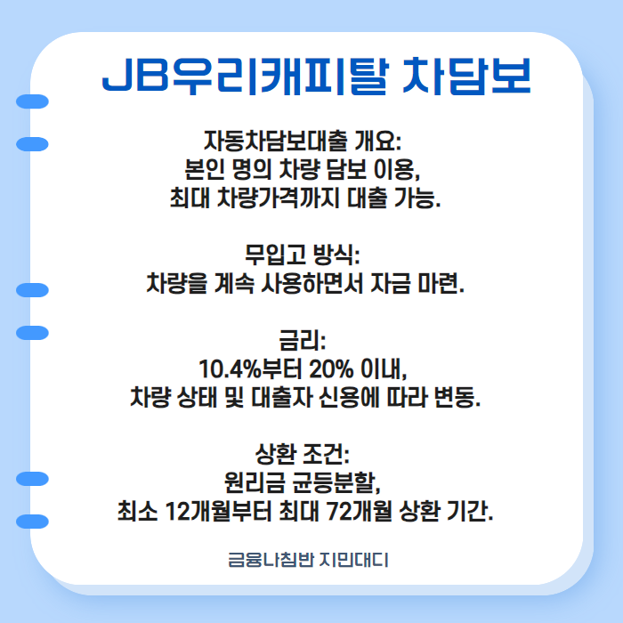 JB우리캐피탈 자동차담보대출 04