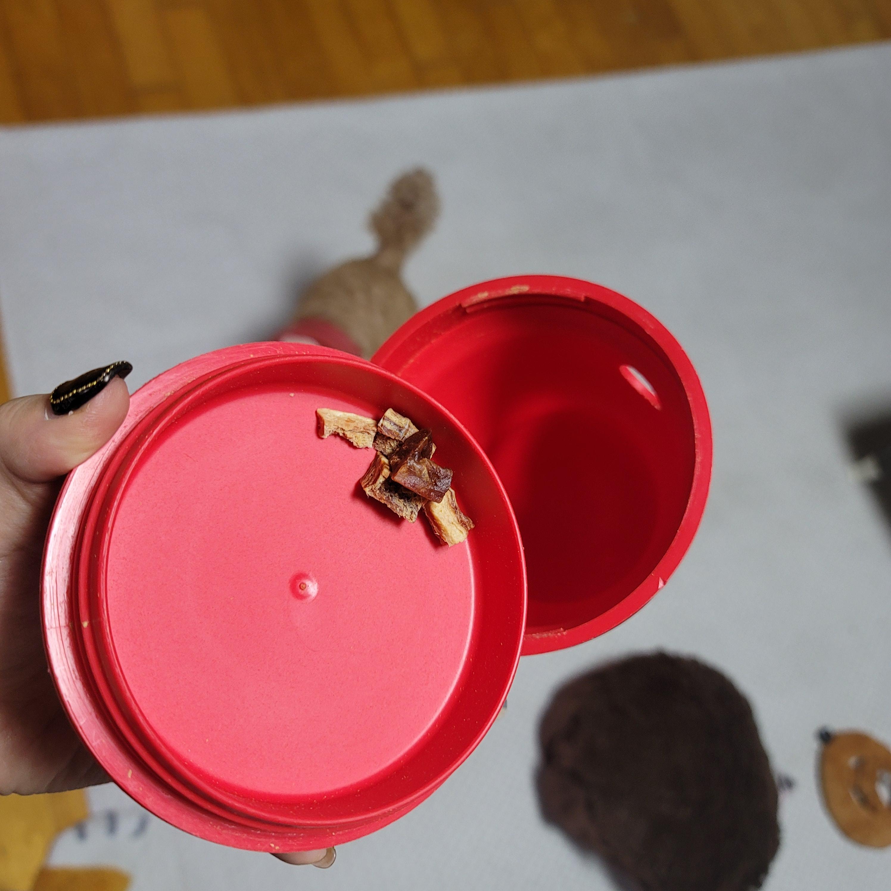 강아지 노즈워크 장난감에 간식 넣어준 사진