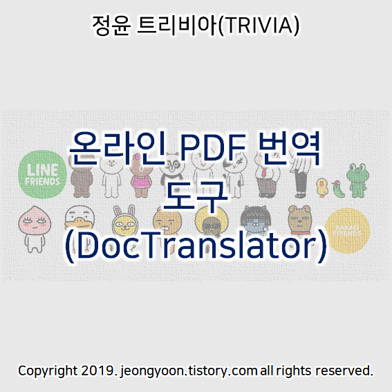  온라인 PDF 번역 도구(DocTranslator)