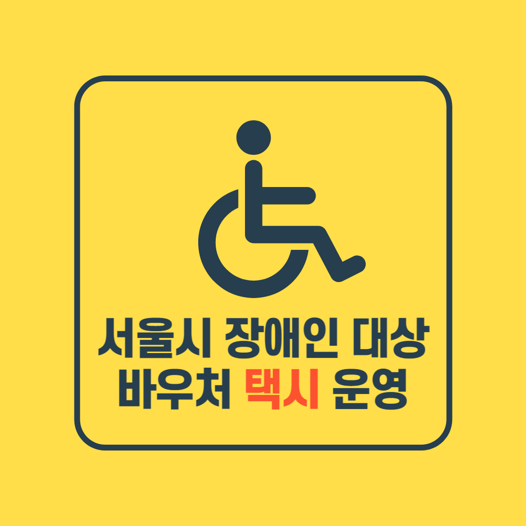 장애인바우처택시