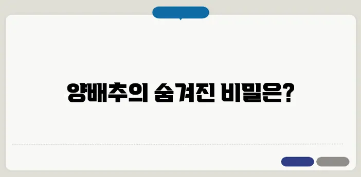 양배추의 놀라운 효능 10가지와 함께 알아야 할 부작용도 있습니다.
