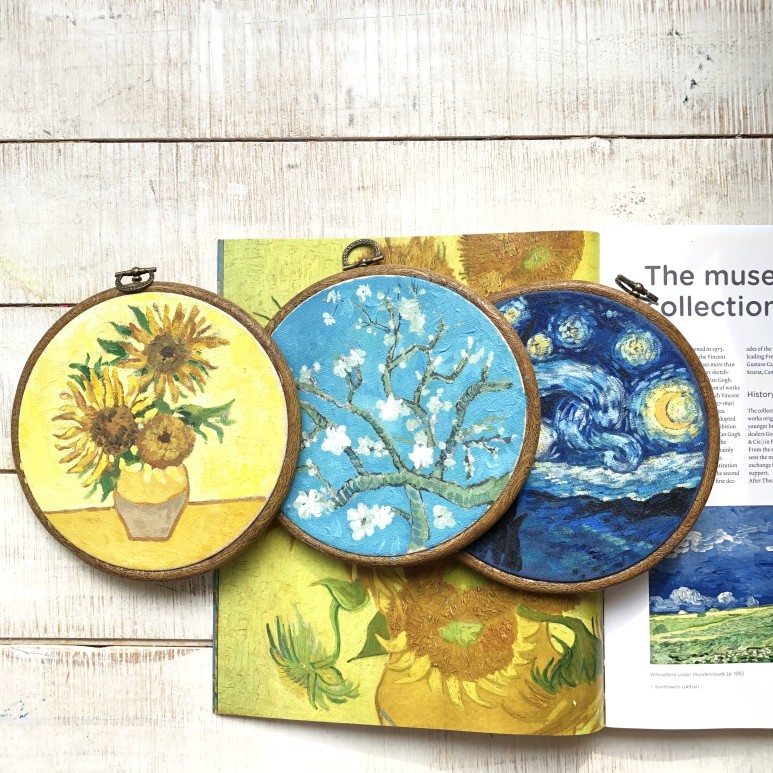 아몬드나무 별이 빛나는 밤 해바라기 인테리어 프레임 잠실 취미미술 아트 블라썸 고흐 아크릴 명화 원데이 클래스 15