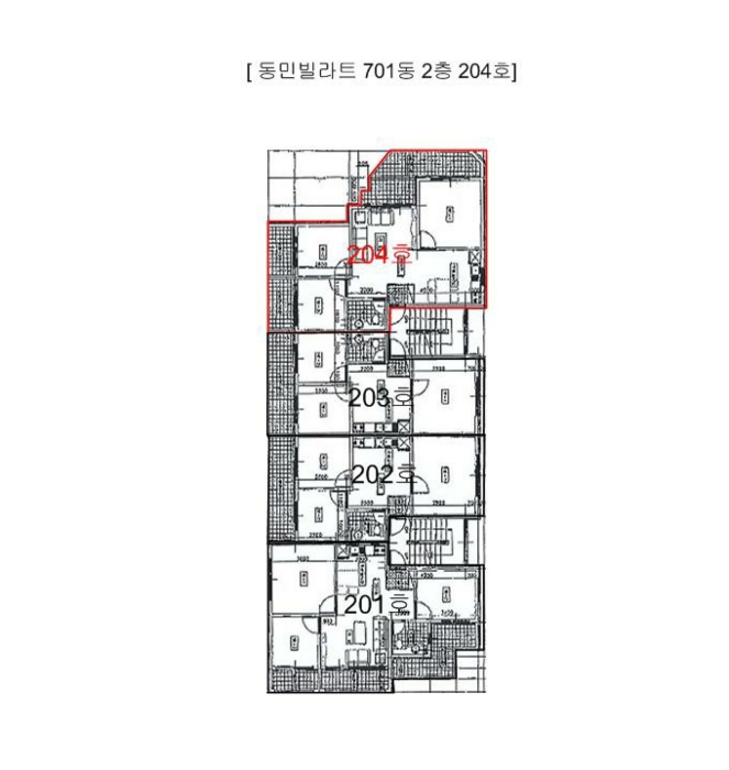 인천지방법원2022타경500057 호 별 배 치 도