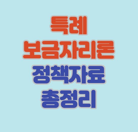  부동산 특례보금자리론 신청자격, 금리, DSR완화 내용 총정리