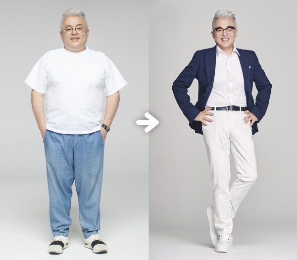  작곡가 김형석 21kg 감량 다이어트 전후 사진