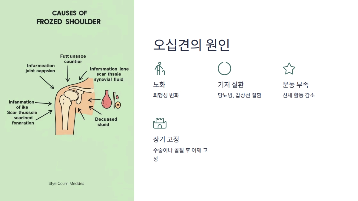 오십견 증상