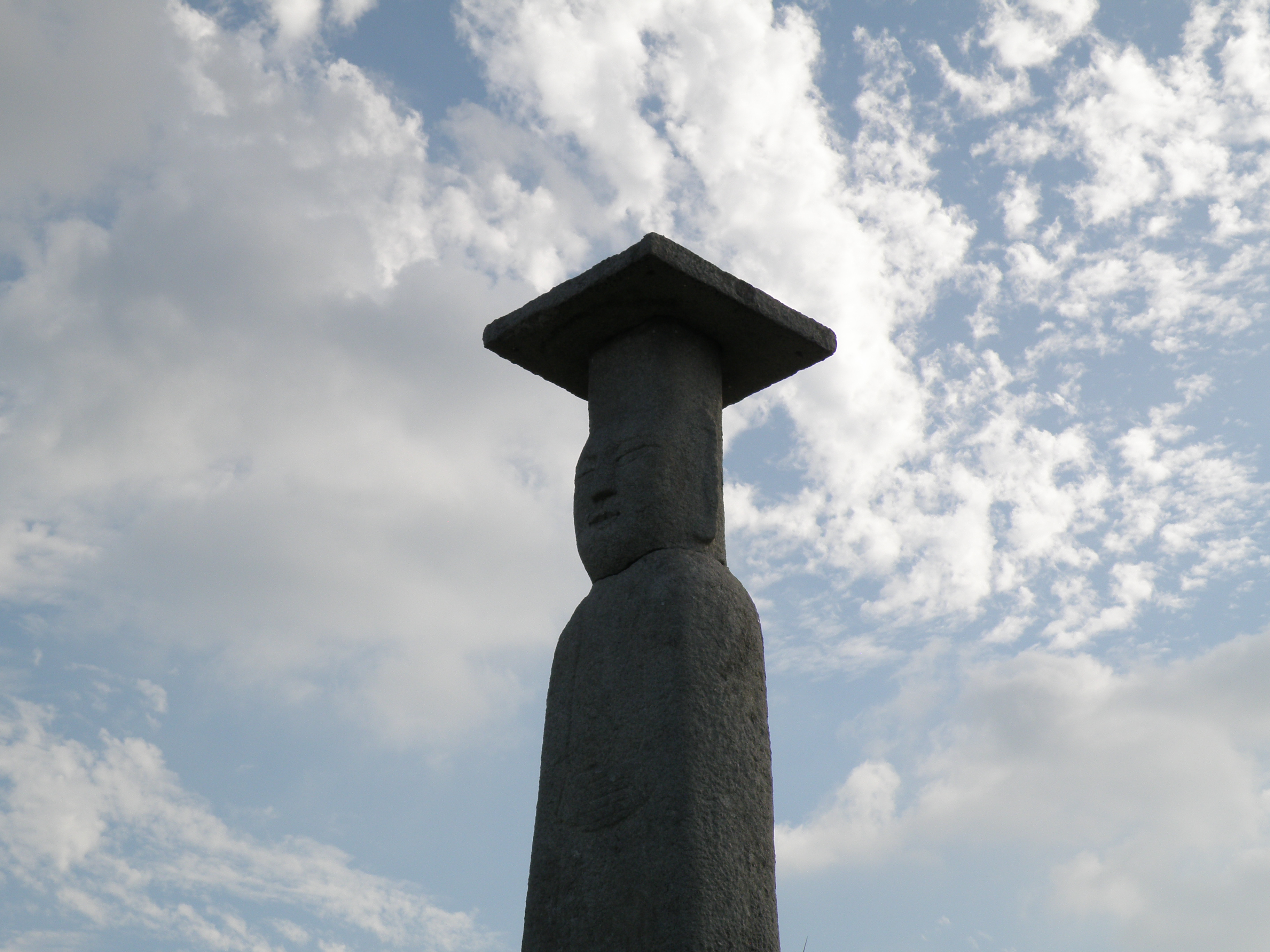 서고도리 (남男)석불입상 우측 상반신