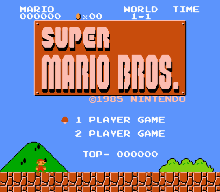 NES ROMS - Super Mario Bros. (EUROPE / 유럽판 롬파일 다운로드)