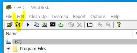 windirstat새로고침