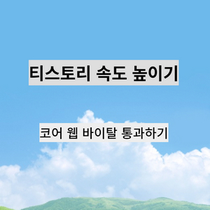  구글 상단 노출 티스토리 속도 빠르게