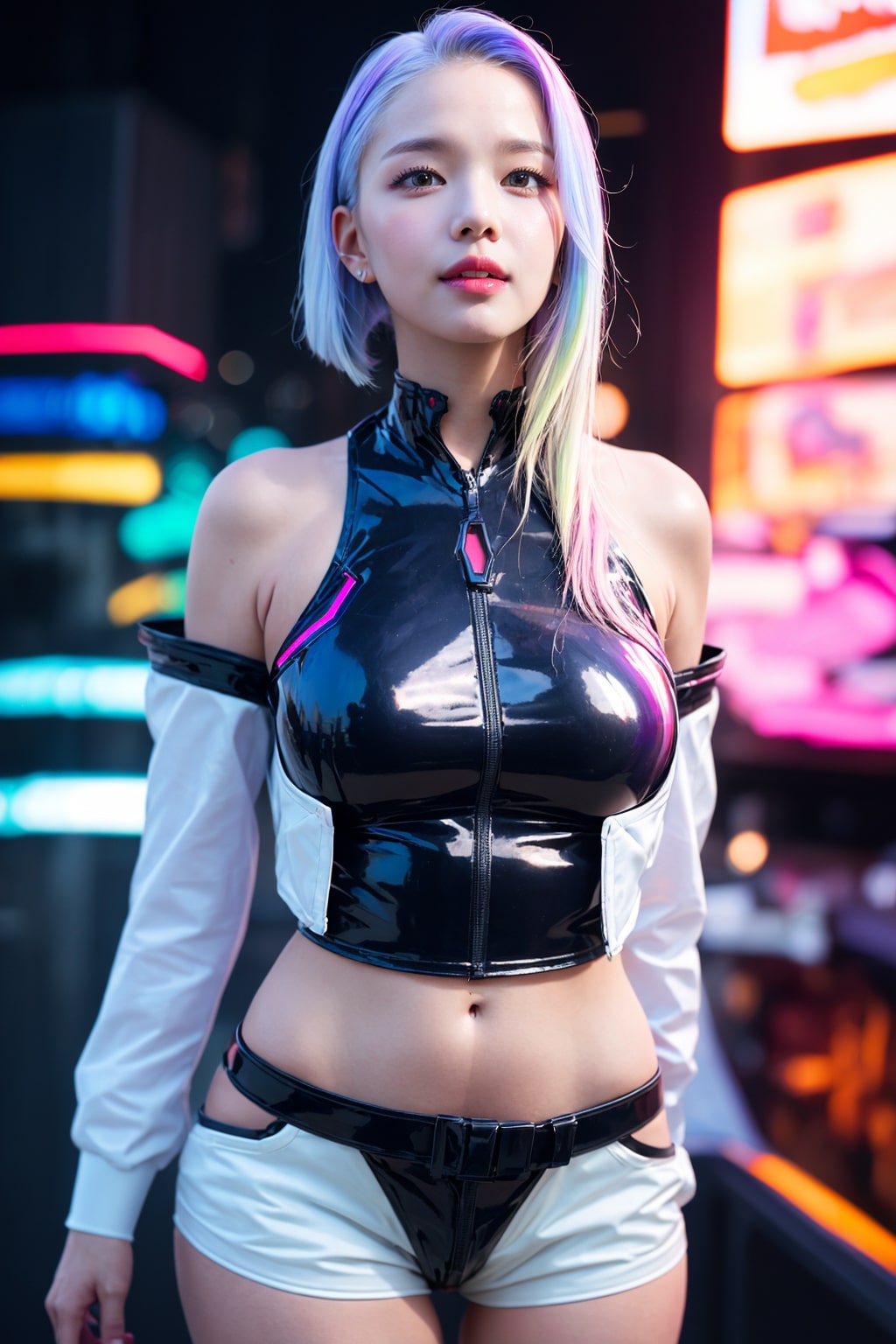  AI로 생성한 사이버펑크 엣지러너 루시 실사풍 이미지 생성하기 - 2