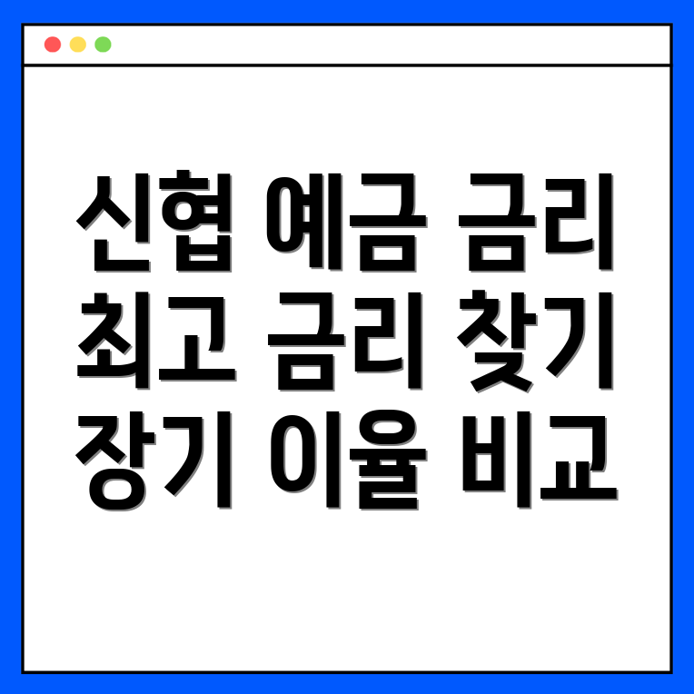 신협 정기예금 금리