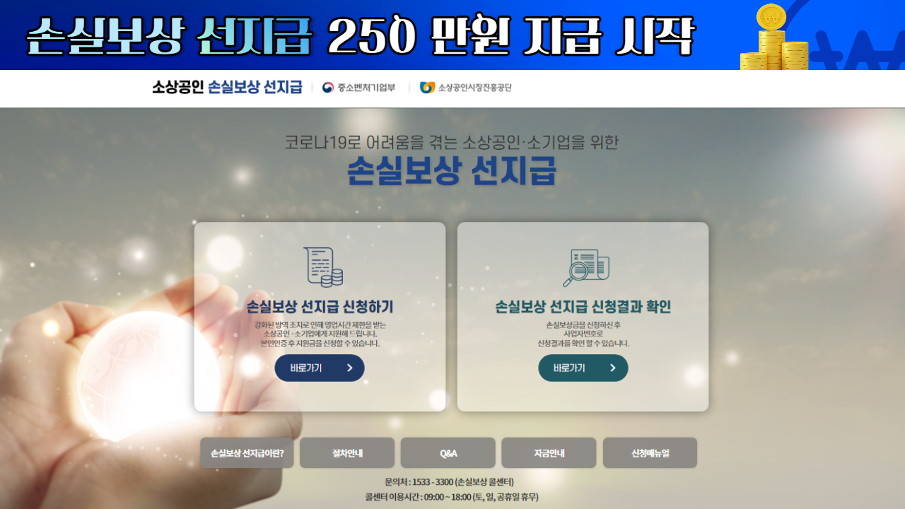  2022년 1분기 소상공인 손실보상 선지급 신청방법!!! (Feat. 지원대상, 계산 방법 등)