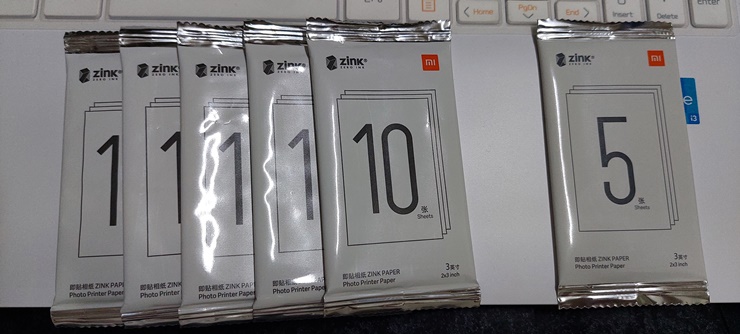 인화지 50장 한팩 구성품