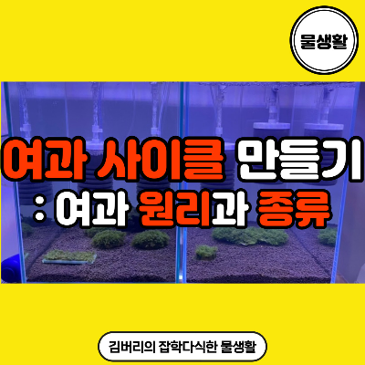  여과 사이클과 3가지 여과 방법