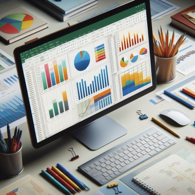 차트와 그래프가 나열된 분석 화면.