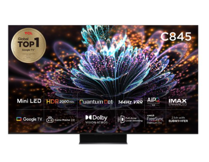  85C845 TCL 4K Mini LED 안드로이드11 TV 추천