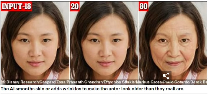 분장사들 이제 어쩌나...이제 배우들 분장도 AI가 VIDEO:Deep learning facial Re-Aging