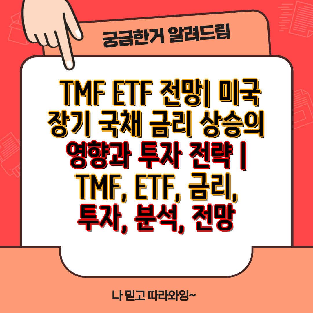  TMF ETF 전망 미국 장기 국채 금리 상승의 영향