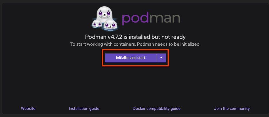 start with Initialize