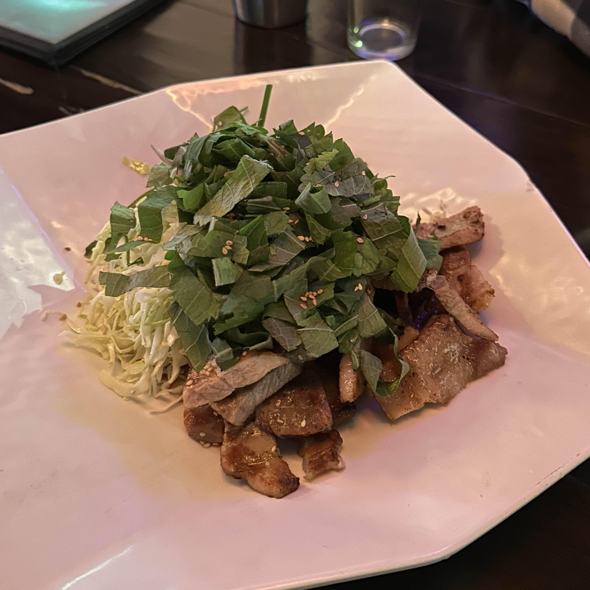 pork belly salad