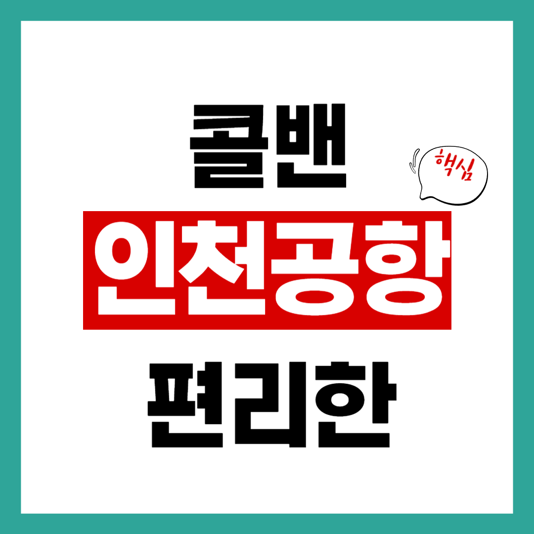 인천공항 콜밴