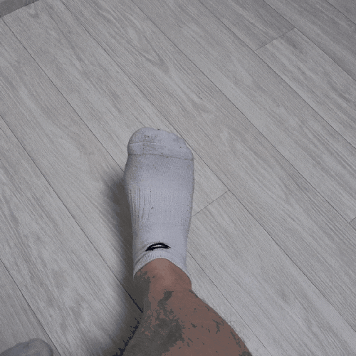 발목으로 알파벳 그리기