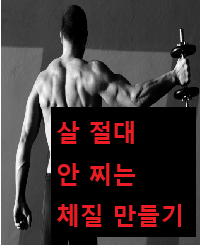  먹어도 살안찌는체질 만드는방법