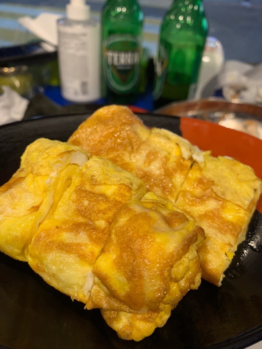 약수역 을지로 골뱅이의 서비스로 주시는 계란말이