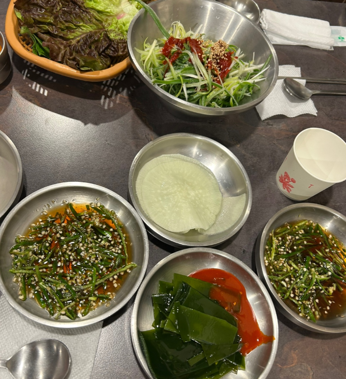 기본반찬 사진