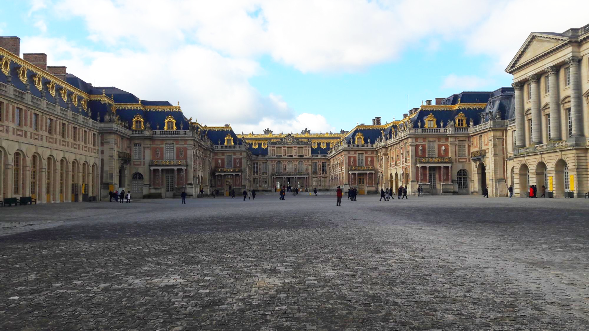 프랑스 파리 베르사유 궁전 앞마당