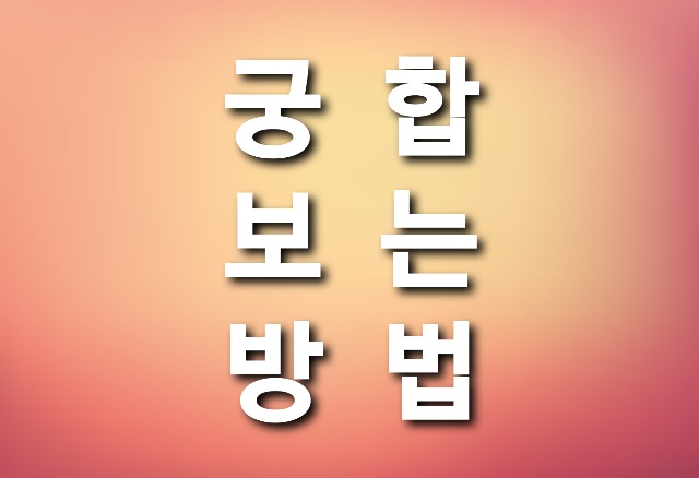  좋은 궁합