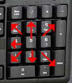 윈도우, 키보드 키패드로 마우스처럼 사용하기 (커서 이동, 마우스 오른쪽, 마우스 왼쪽 사용) 7 img