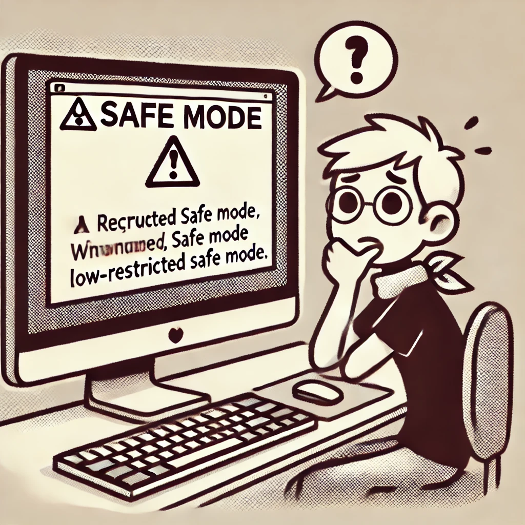 PC부팅 시 SAFE 모드 발생