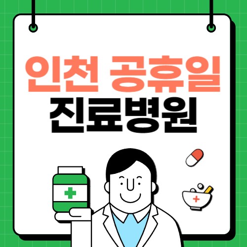  인천 공휴일 진료 병원 약국(야간 당번약국)