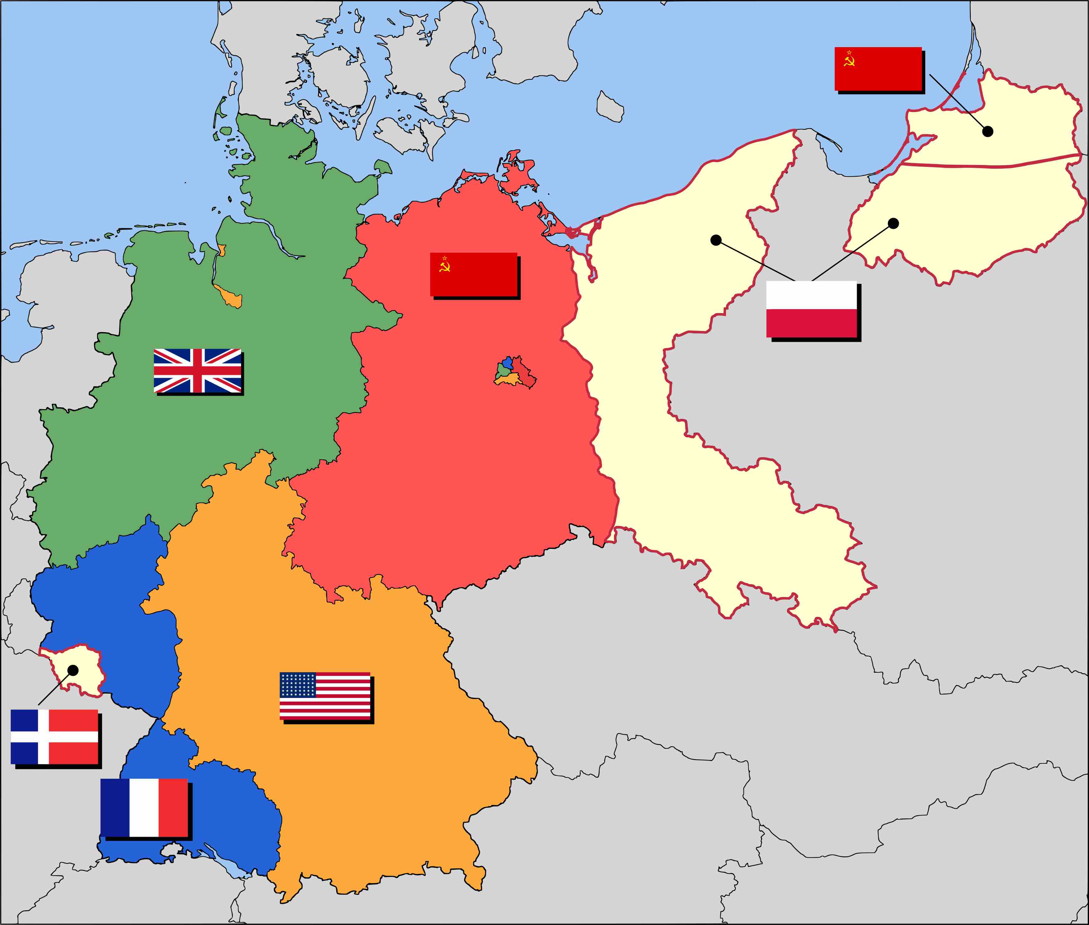 독일이 상실한 영토들 (下편) - 제 2차 세계대전 패전