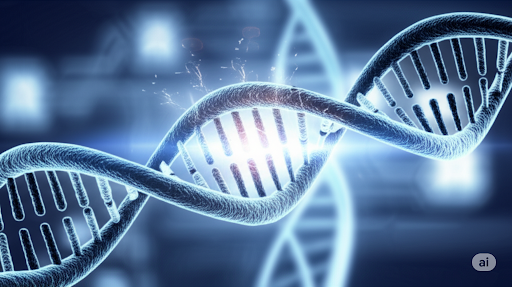 DNA 사슬 사진