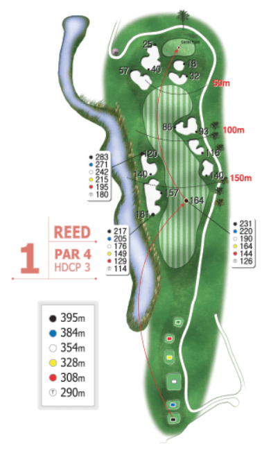 리드 코스 1 Hole