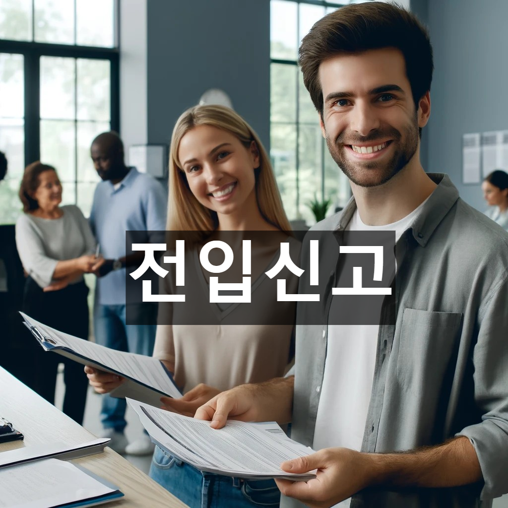  인터넷 전입신고 방법 (정부24)