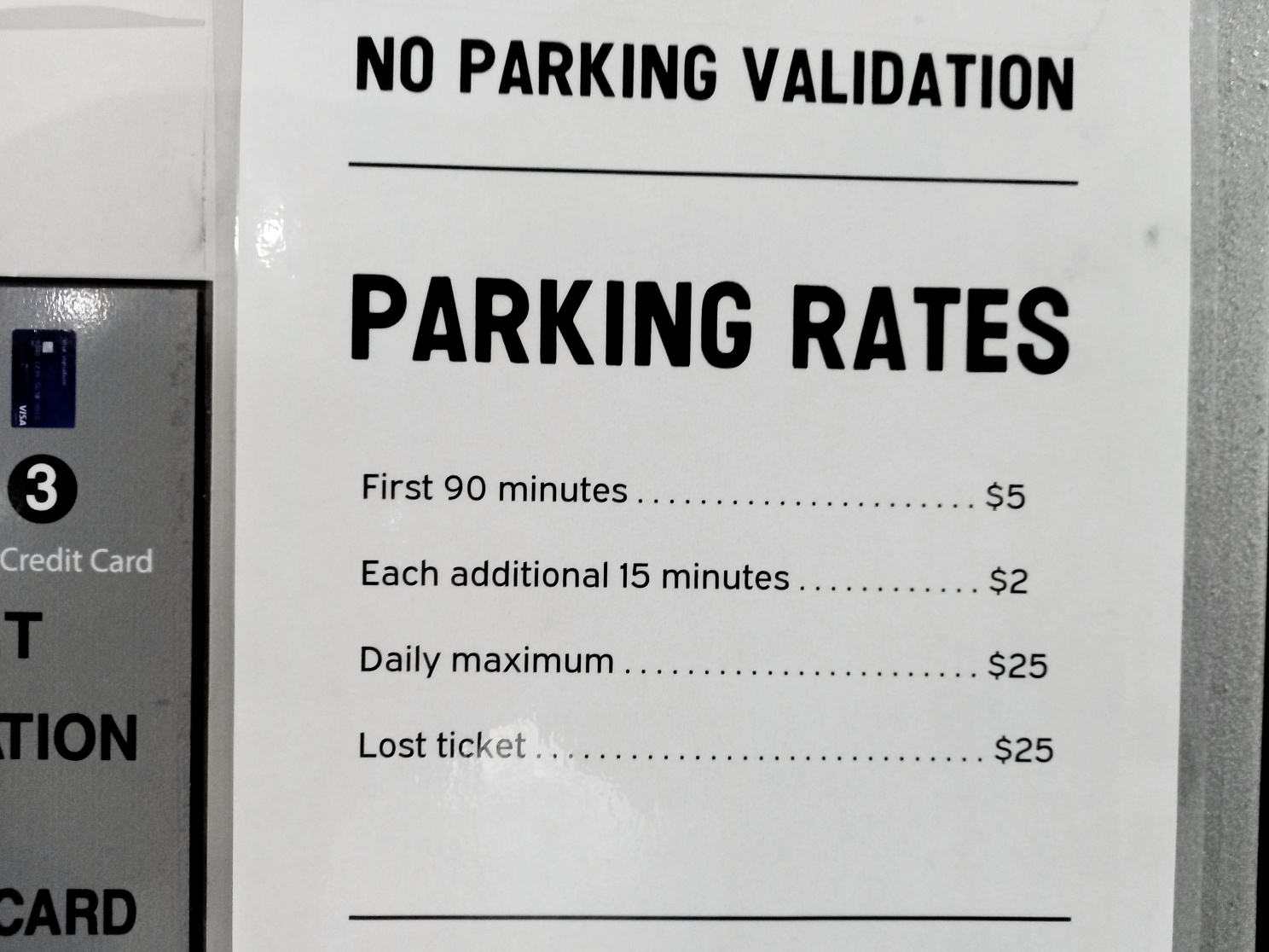 parking rates
