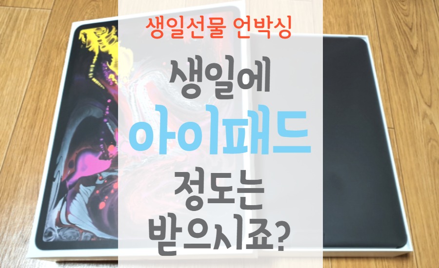  ipad 아이패드 프로3세대 12.9인치 512GB WIFI 스페이스그레이 언박싱 & UAG케이스 & 10.5인치 크기비교