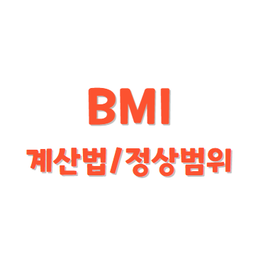 BMI계산방법