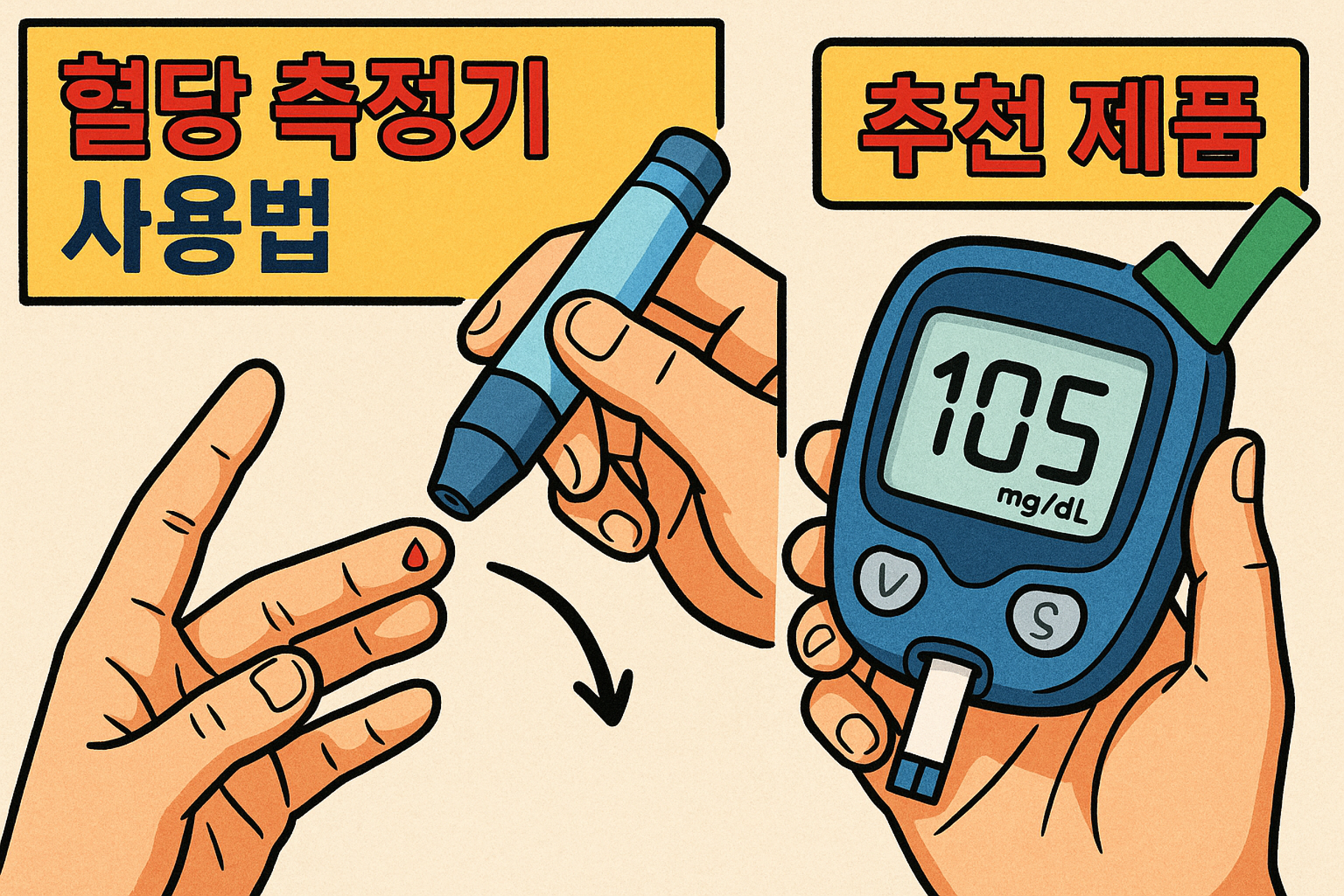 혈당측정기 사용법과 추천 제품
