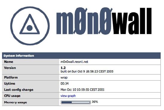 Linux용 최고의 방화벽 Monowall