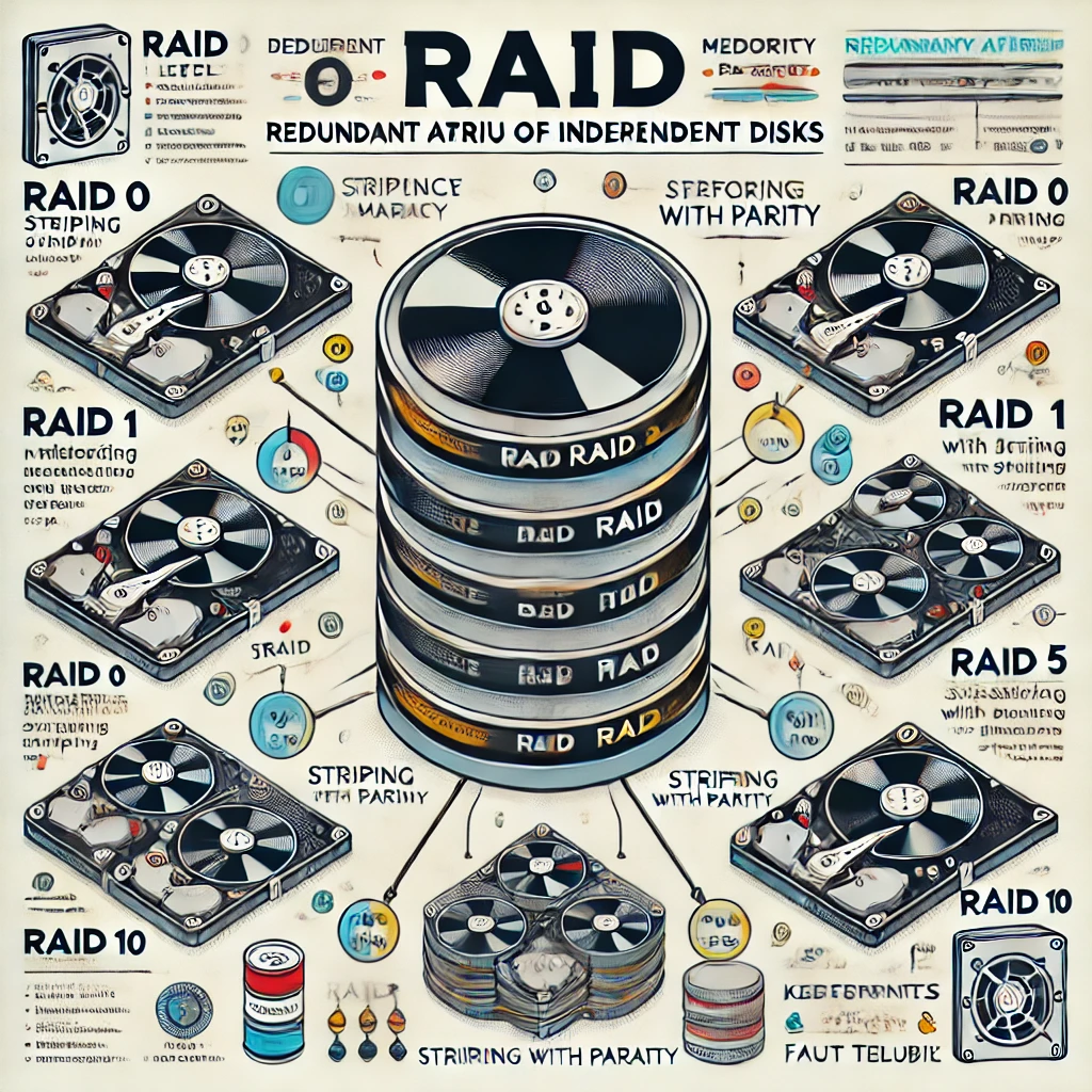 RAID에 대한 인포그래픽
